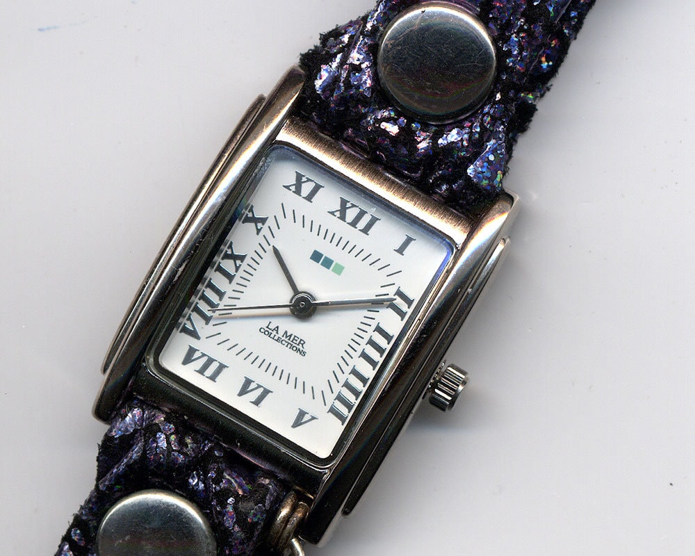 La Mer Collections' Purple Wrap Watch W/chain - Etsy