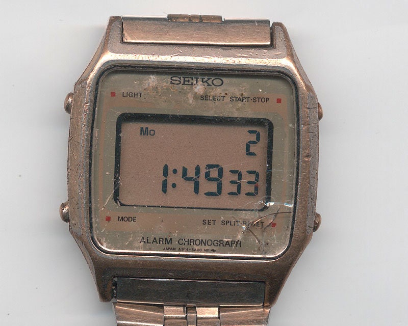 Vintage Seiko A914-5A09 Alarm Chronograph Digital Watch C1970s - Etsy UK
