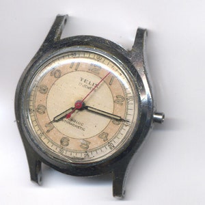 Vintage 17 Juwelen Telix Jungen Größe Schweizer Uhr c1940s