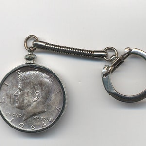 1964年ケネディ50セント銀貨キーホルダー - Etsy 日本
