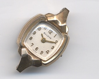 Ladies 17 Jewels Bulova Watch 6BO L8 (c1958)