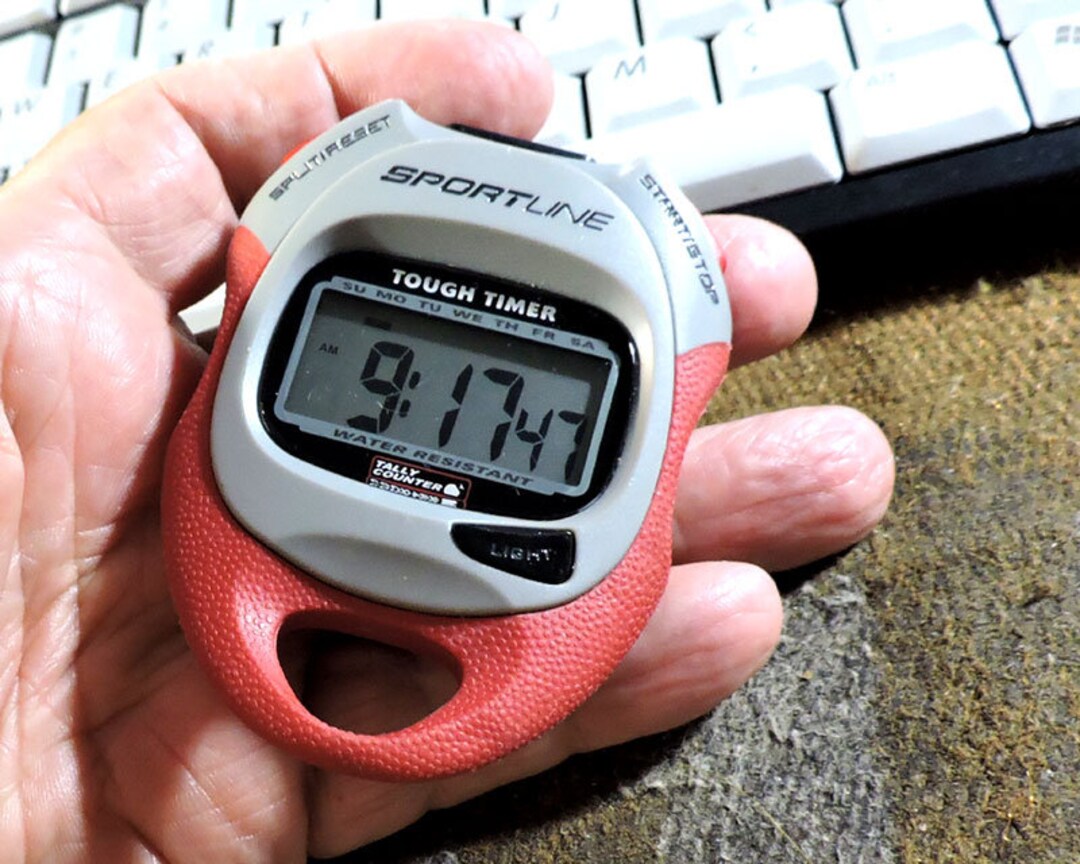 Stop Watch Sportline Digital Stopwatch WV4413 Etsy