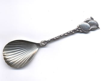 Sterling Silver Plum Spoon