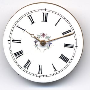 Antique Key Wind Pocket Watch Movement 34 mm – Parts, Fix or Steampunk c1900s