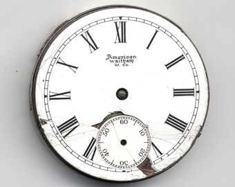 Antique 7 Jewels Waltham Bond St Watch Movement c1888