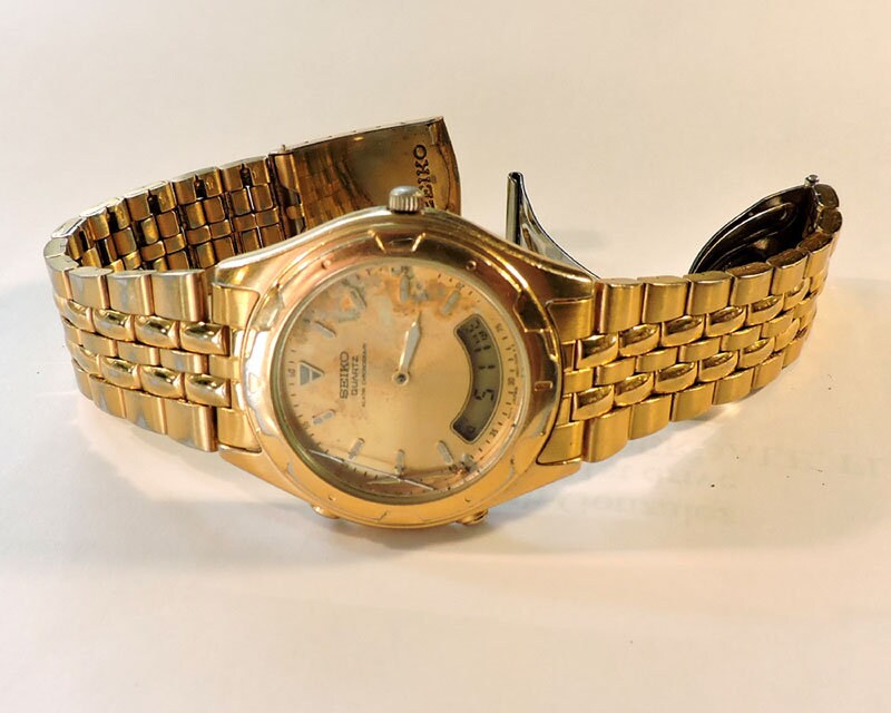 Gents Vintage Seiko Alarm Chronograph Quartz H801-7001 - Etsy