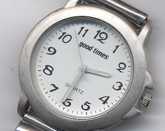 Unisex Quartz Good Times Easy Reader-klocka, ca 1980-talet