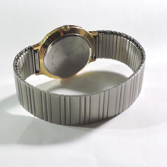 CHヴィンテージスターリング Gruen 227-2035 Fashion Watch Blue Dial C1970s - Etsy