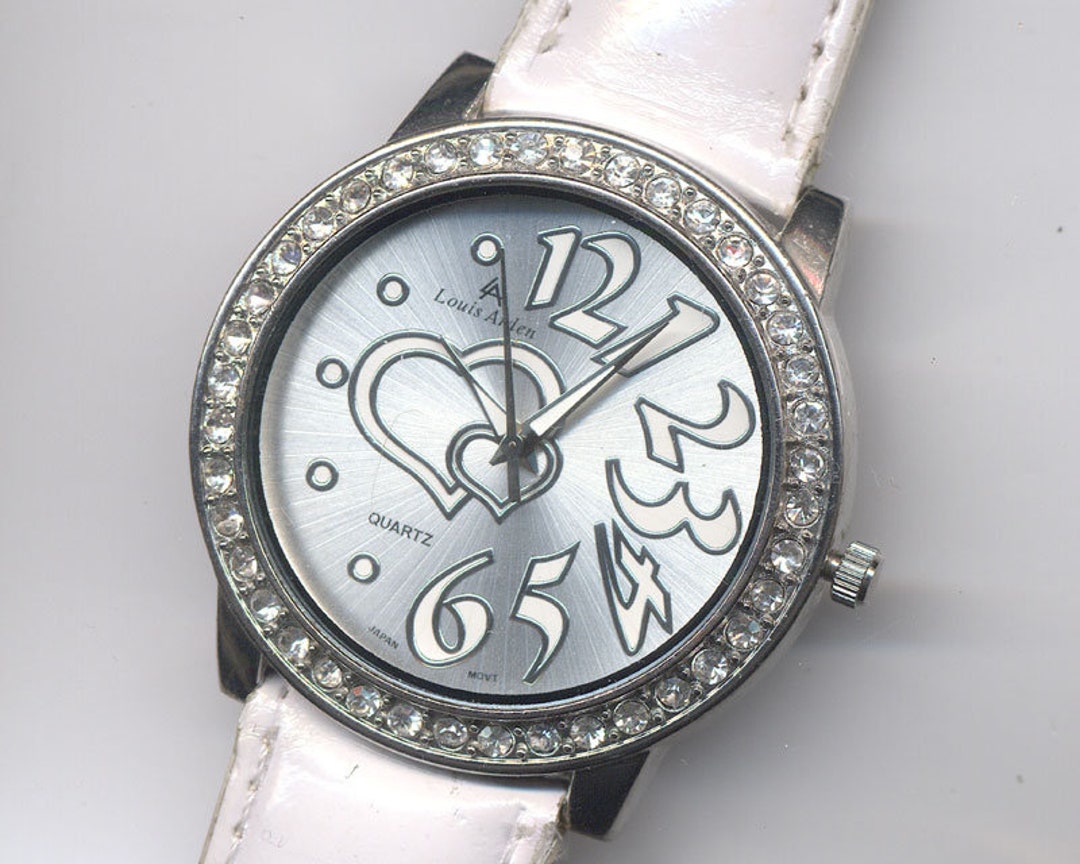 Ladies Louis Arden Valentine Day Heart Dress Watch C1980s Etsy Australia