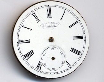 Waltham Pocket Watch Dial and Movement 6s c1891