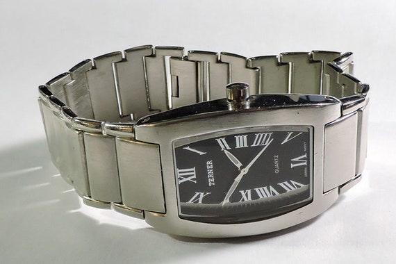Gent's Bijoux Terner K-17147 Silver Tone Dress Watch C1980s