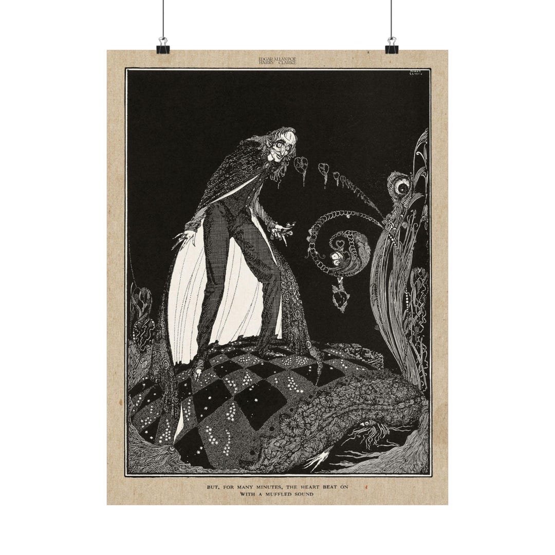 The Tell tale Heart Art Print Edgar Allan Poe Harry Clarke Gothic the-tell-tale-heart-art-print-edgar-allan-poe-harry-clarke-gothic
