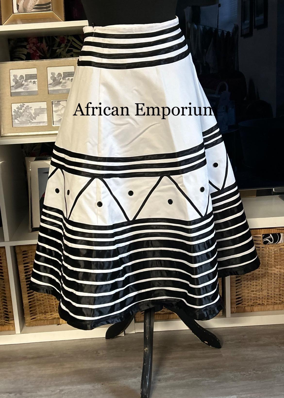 white christmas dresses Ladies 6pc Umbhaco~ Orange and Green – ZE Africa main image 0