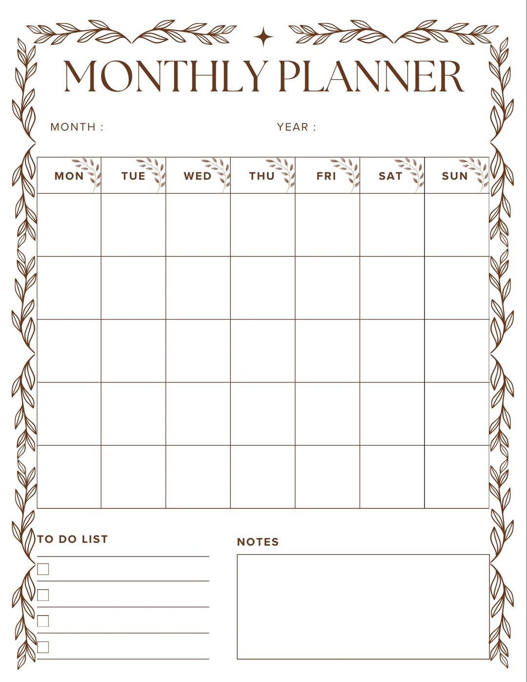 Printable Productivity Planner | Time-blocking, To-do Lists & Goal ...
