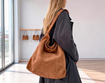 Damen Vintage Einkaufstasche, Brautjungfer Tasche, Damen Reisetasche, große Kapazität, stilvolle und vielseitige Schultertasche.