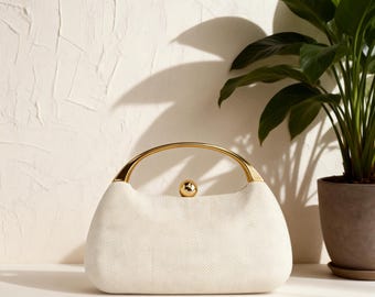 Gewebte Abendtasche für Frauen, einzelne Schulter/Umhängetasche, Hochzeitsgeschenk, Geschenk zum Valentinstag.