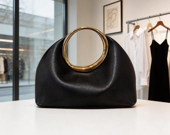 Retro-Chic Handtasche, Metall Ring Wolke Abendtasche ， Brautjungfer Geschenke, Geburtstagsgeschenke, Geschenke für sie