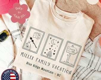Custom Family Camping Vacation Shirt, Personalized Camp Trip Tee, Family Reunion Matching Shirts, Custom Camp Crew Vacation Tee