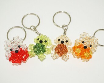 Beaded Koala Bear, Beaded Keychain, Beaded Koala, Australian Animal, Cute Koala, Beaded Koala, Beaded Animal Keychain, Mini Koala Bear Beads