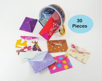 Mini Envelopes, Tiny Envelopes, Small Envelopes, Set of Tiny Envelopes, Tooth Fairy Envelopes, Elf Envelopes, Doll Envelopes, Micro Envelope