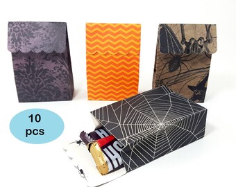 Bolsas de golosinas de Halloween, Bolsas pequeñas de golosinas de Halloween, Cajas de Halloween, Cajas de favores, Bolsas de favor de fiesta, Bolsas de papel de Halloween Mini, Bolsas de Halloween