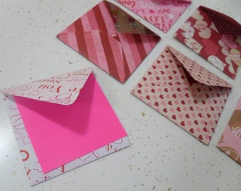 Valentine-themed Note Envelopes, Valentine Envelopes, Note Envelopes, Heart Envelope, Valentine Notes, Valentine Stationery, Heart Envelopes