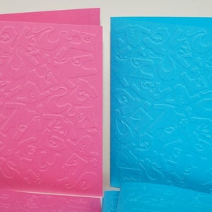 Tarjeta en blanco de la ducha del bebé, tarjetas de bebé en relieve, tarjetas de anuncio del bebé, tarjetas de ducha del bebé, revelar el género tarjetas en blanco, bebé gracias conjunto de tarjetas