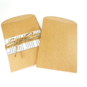 Mini poches, pochettes en carton, pochettes en carton, pochettes de bricolage, grand porte-cartes, supports de place, supports de place DIY, enveloppes d’invitation