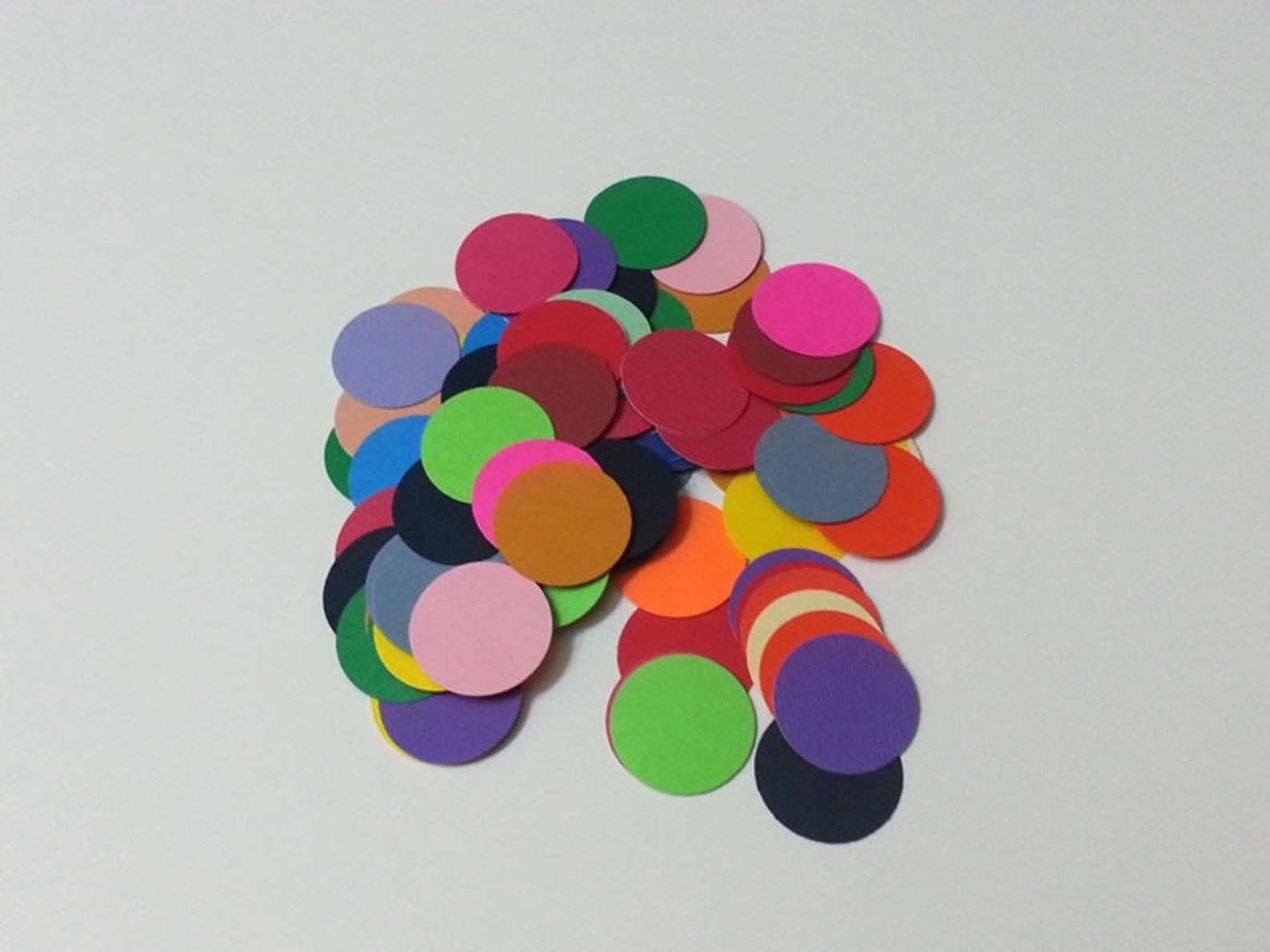 1 Inch Circles Die Cut Circles Circle Cut Outs Large Etsy
