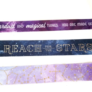 Sterrenbeelden Washi, Sterren Washi, Bereik voor de Sterren Washi, Sterrenstof Washi, Asterismen Washi, Sterpatronen Washi, Stellaire Washi, Hemel Washi