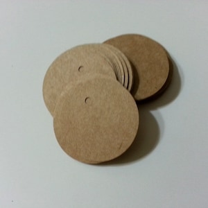 Etichette circolari, Etichette piccole, Etichette rotonde Kraft, Etichette, Mini etichette, Etichette regalo circolari, Cartellini dei prezzi, Etichette per gioielli, Etichette circolari, Etichette Kraft