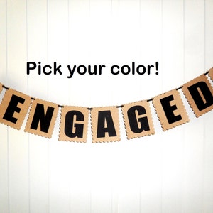 Engaged Banner, Engagement Banner, Future Wife Banner, Engagement Party ...