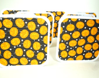 Halloween Mini Cards, Blank Mini Cards with Envelopes, Pumpkin Mini Cards, Jack-o-Lantern Tags, Square Tags, 3x3 Cards, Square Cards 3 x 3