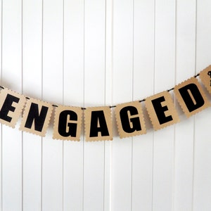 Engaged Banner, Engagement Banner, Future Wife Banner, Engagement Party ...