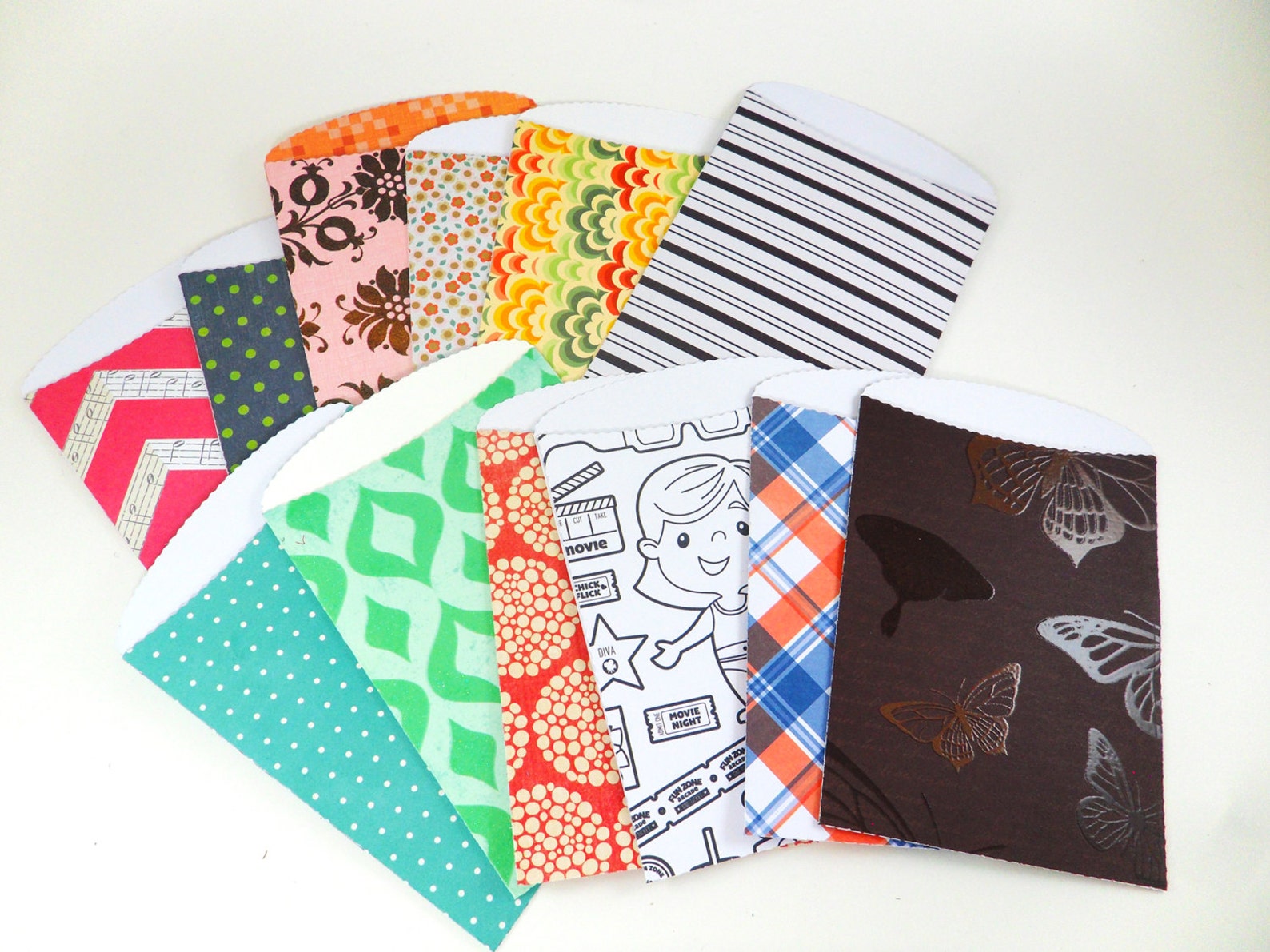 Mini Cardstock Kraft Cardstock Mini Pockets, 4x6 Invitation Envelopes, DIY Project ...