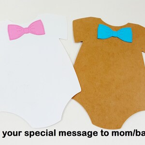 Notas de mensajes de baby shower, Mensaje a mamá, Decoración de baby shower, Notas para bebé, Notas de bebé, Accesorios de revelación de género, Tarjeta de mensaje Baby Shower