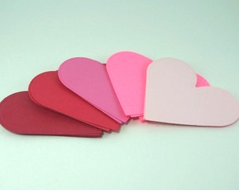 Recortes de Corações em Cartolina Relevada, Decoração para Bilhetes de Amor, Adereços para o Dia dos Namorados, Recortes de Corações