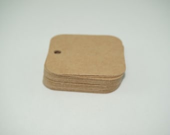Mini Tags, Gift Tags, Kraft Tags, Label Tags, Square Tags, Small Tags, Small Label Tags, Scrapbook Tags, Gift Tags, Cardstock Tags, Kraft