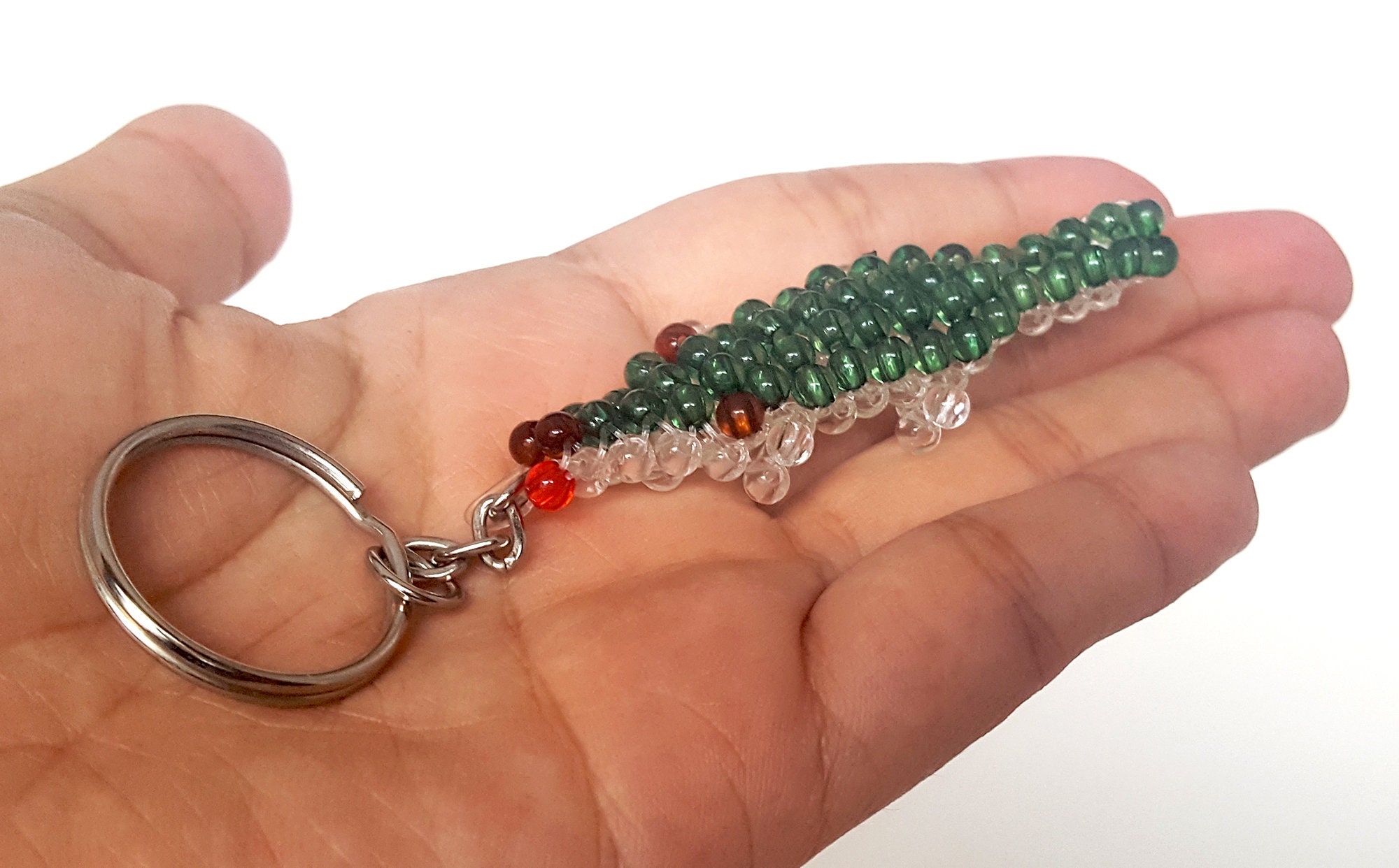 Alligator bead hotsell keychain