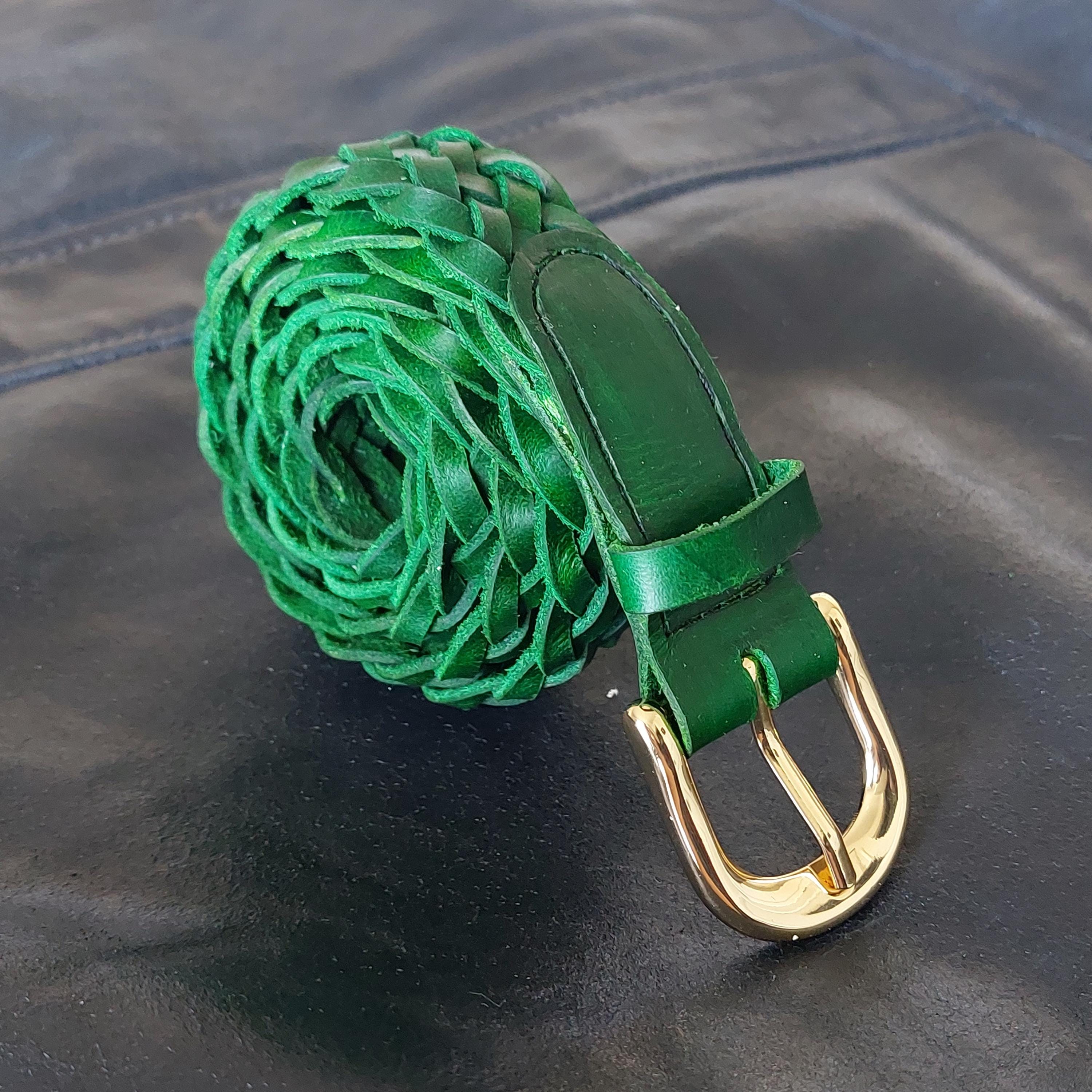 Green and Gold Belt - Etsy display picture 1