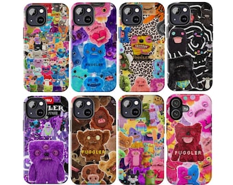 Fuggler Funny Ugly Monster Phone Case, Quirky Plush Creature Aesthetic For iPhone 17 Case, Samsung Galaxy S25, Weird Core, Creepy Cute, Gift