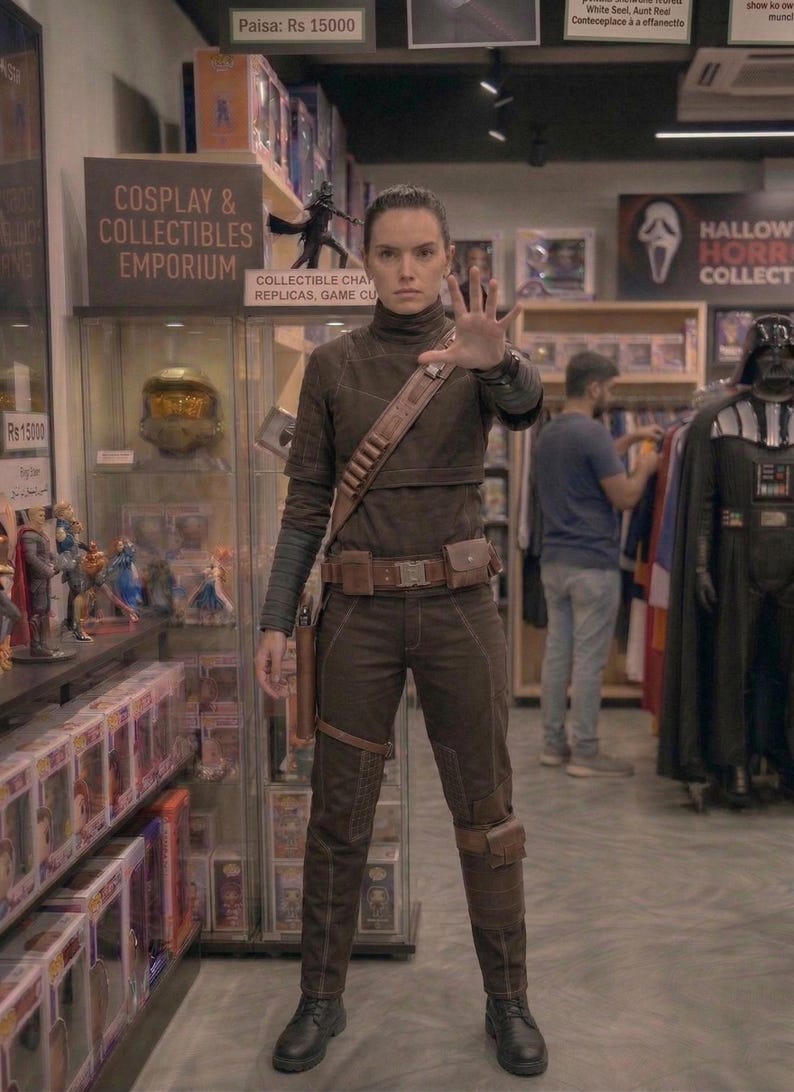Starwars Inspired Brown Mandalorian Cosplay Costume | Starwars Inspired Brown Mandalorian Cosplay Costume image 1