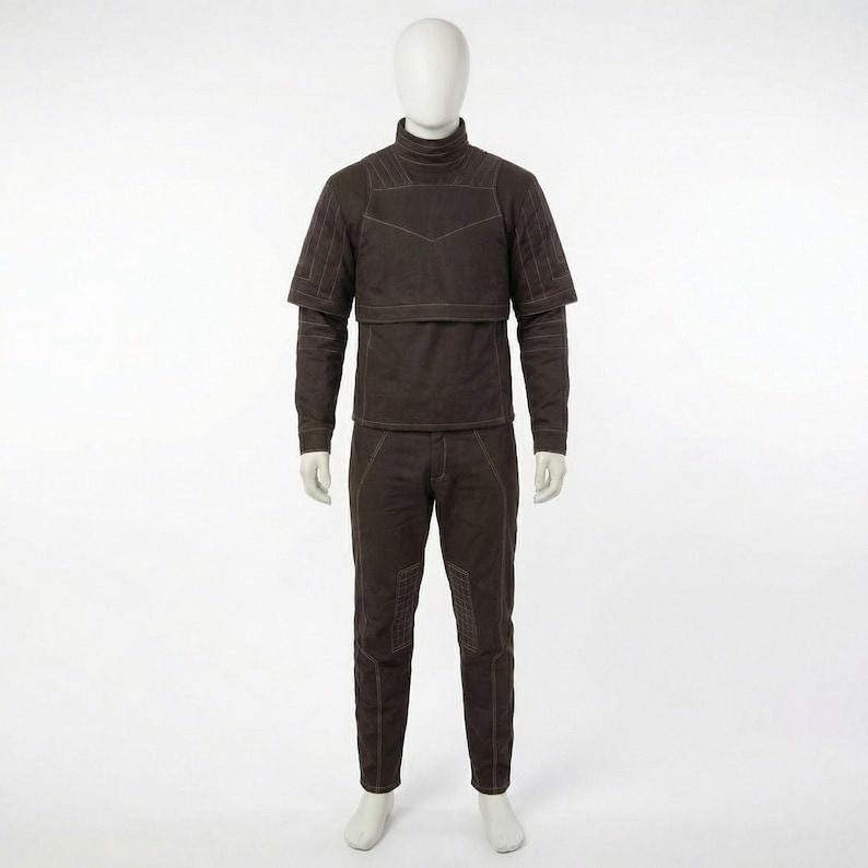 Starwars Inspired Brown Mandalorian Cosplay Costume | Starwars Inspired Brown Mandalorian Cosplay Costume image 4