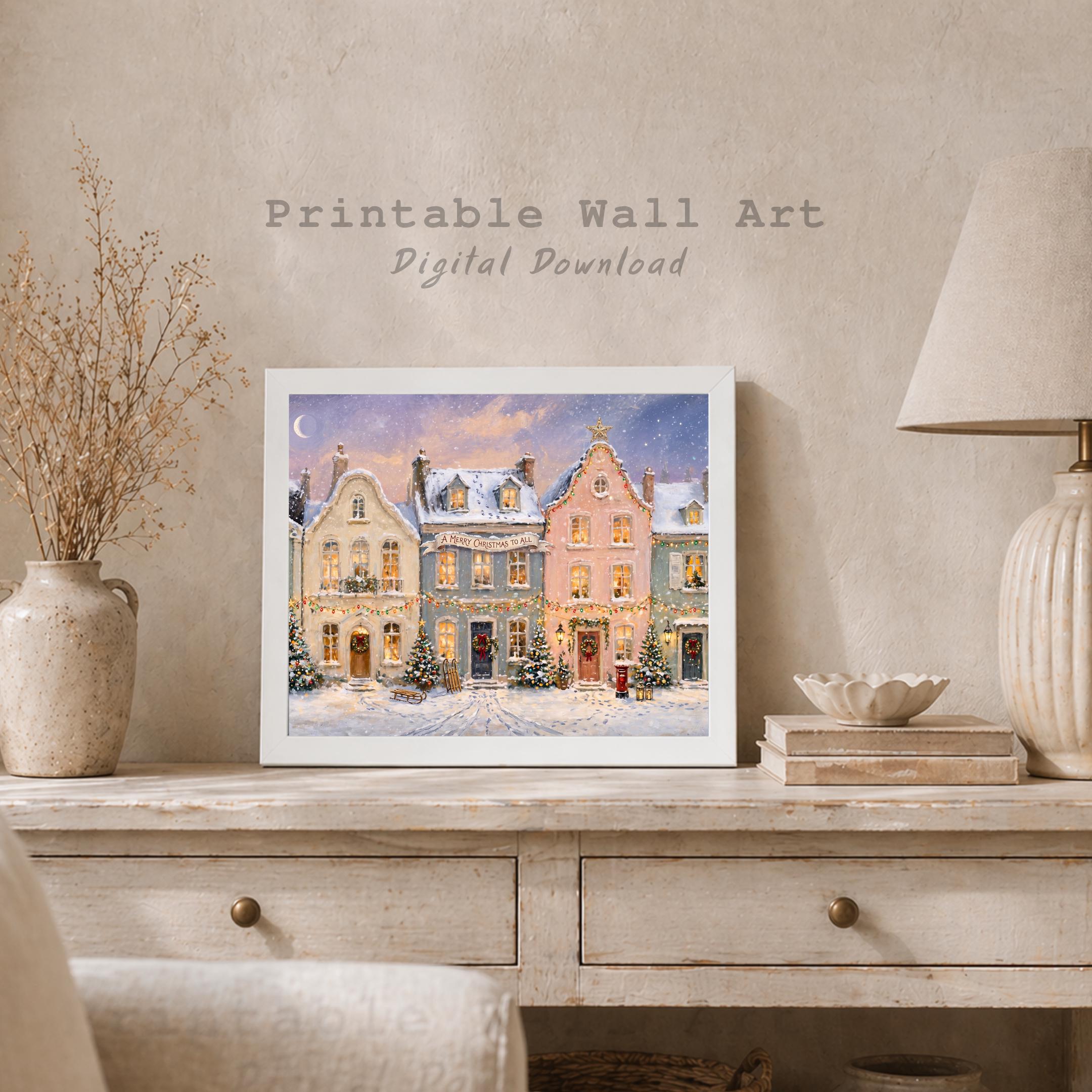 Pastel Cottages at Christmas — image 6