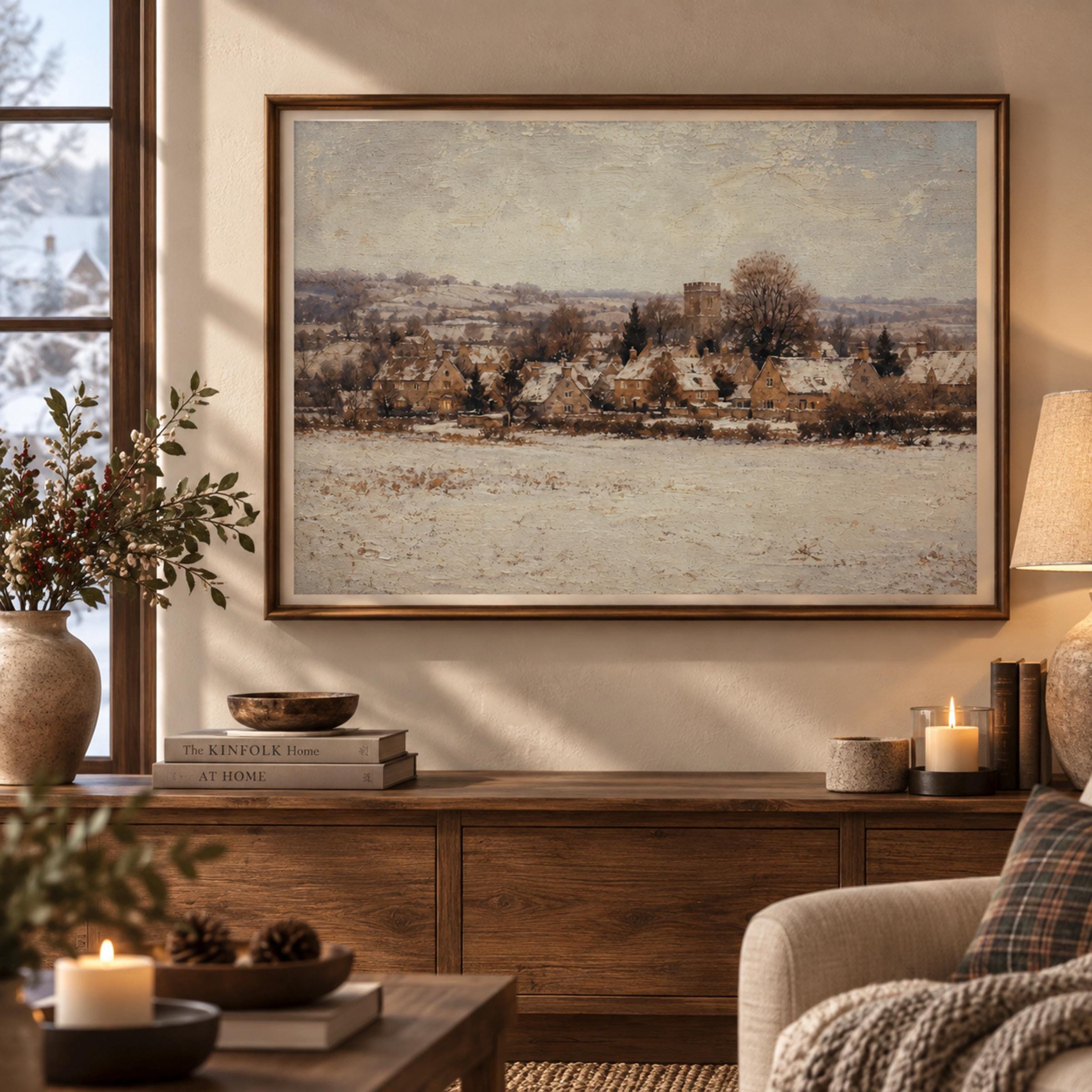 English-Inspired Village across the Snowfield — image 4