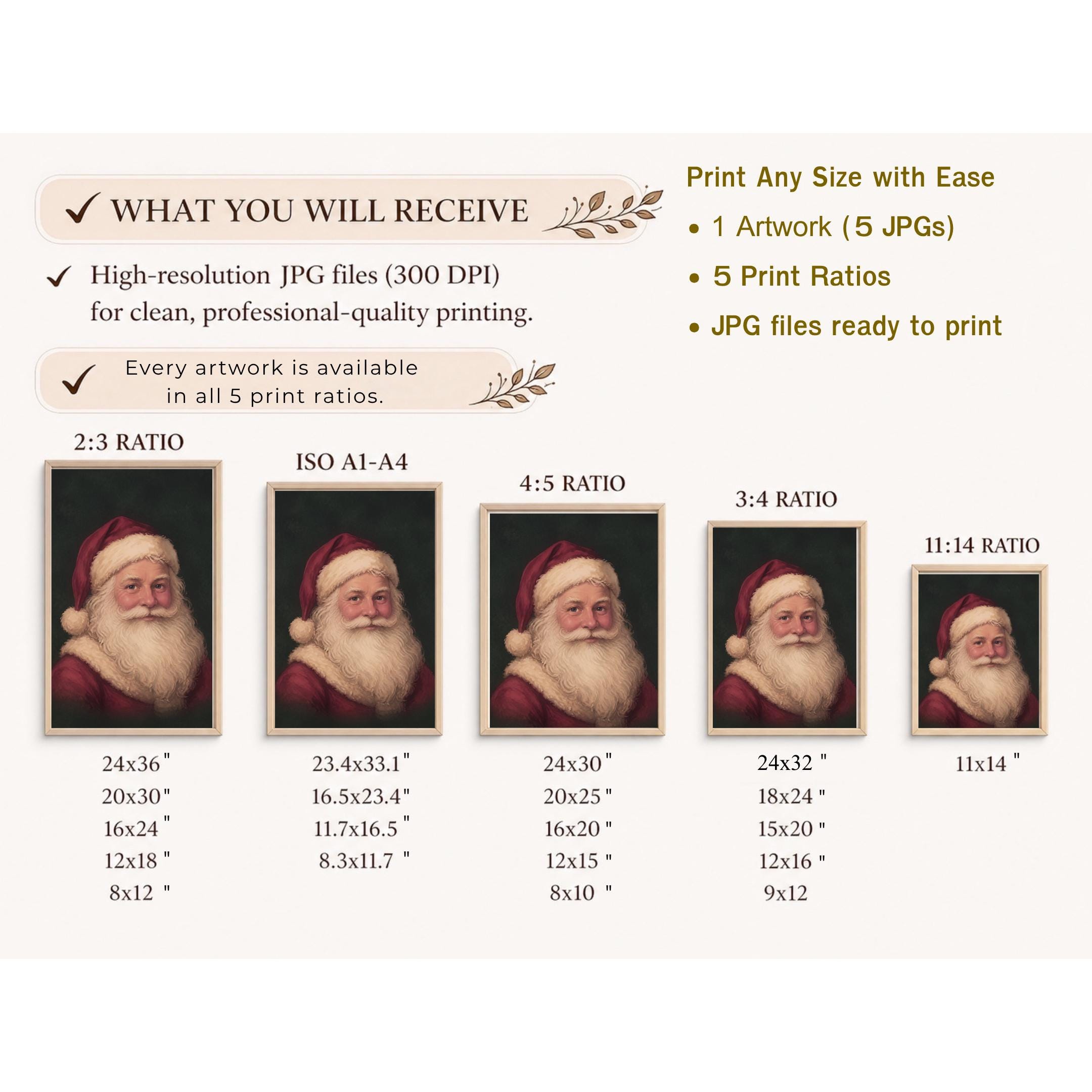 Father Christmas against Deep Green — image 9