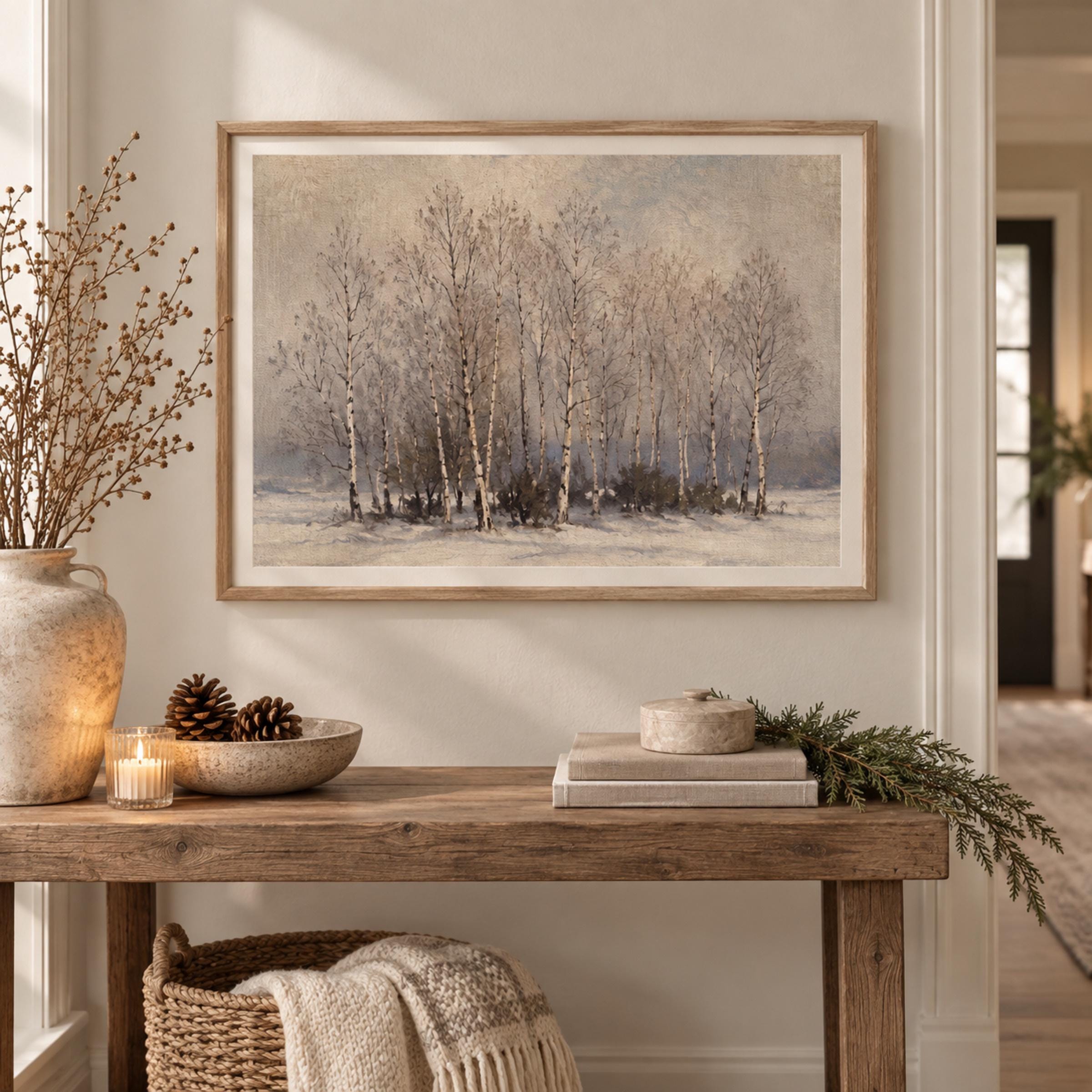 Birch Grove in Winter — image 3