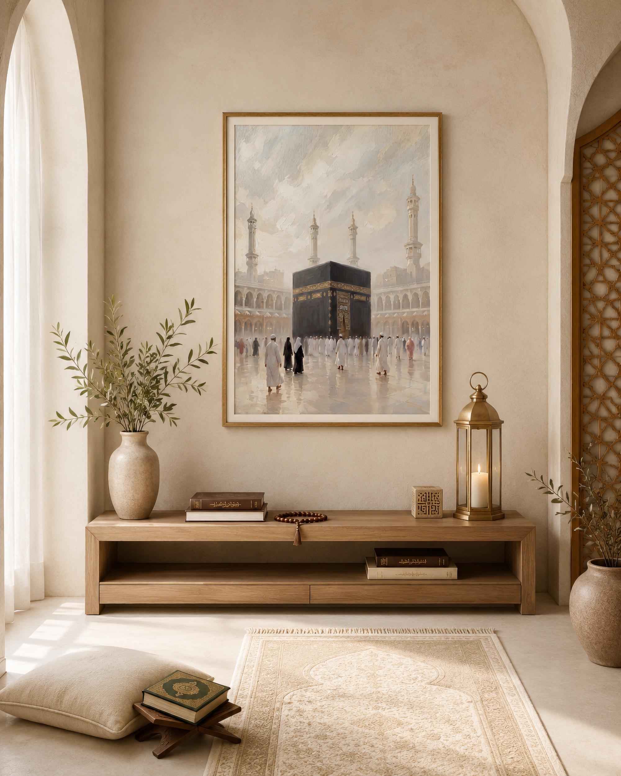 The Kaaba in a Soft Courtyard Glow — image 4