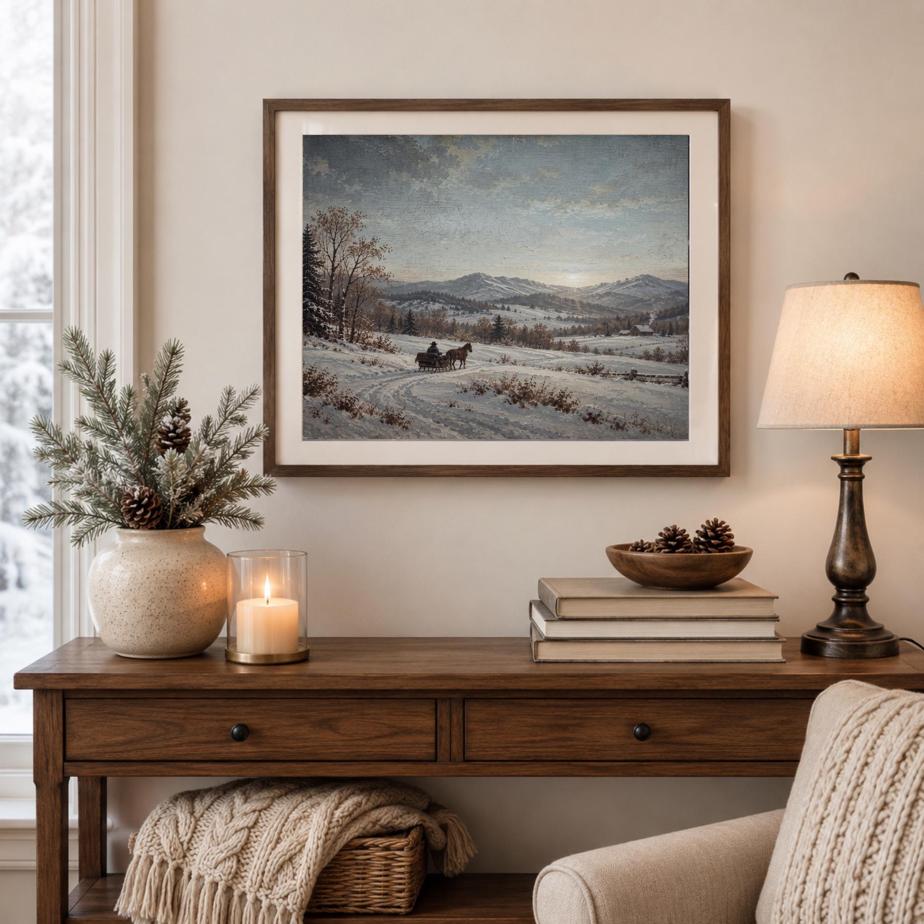 Sleigh Journey through the Winter Valley — image 5