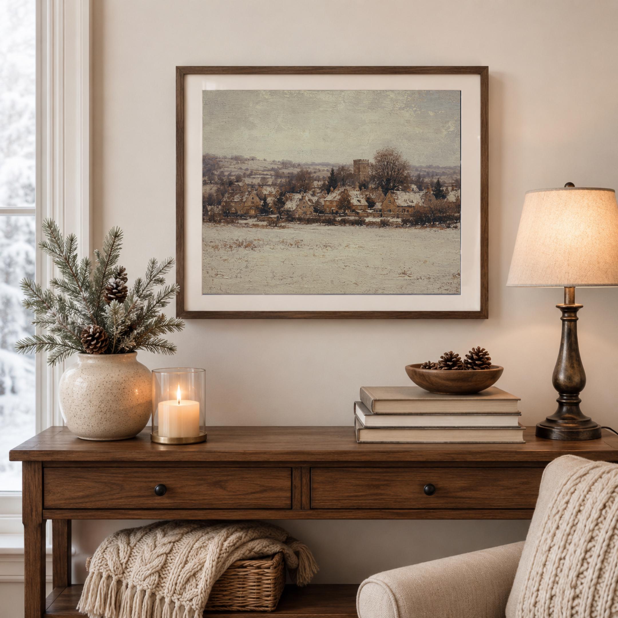 English-Inspired Village across the Snowfield — image 5